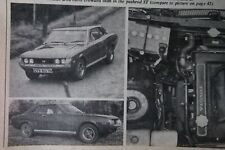 Original 1975 Autocar magazine road test: TOYOTA CELICA GT (Test Extra)