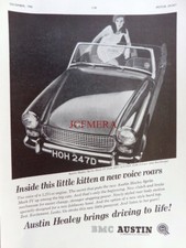 Austin Healey 'Sprite Mk.IV' 1966 Sports Car Print #2 - Original Auto Advert