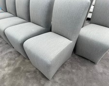 J. Robert Scott set of 10 wedge dining chairs grey rrp £22,000
