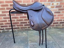 5 DAY TRIAL✅RARE 17.5" Fairfax Harry Meade XC Event Saddle ID BM4?PICK WIDTH?