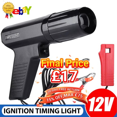 Engine timing light gun - timing, 12v