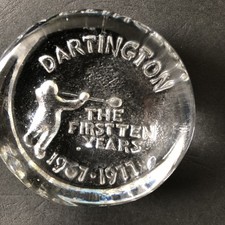 Dartington Glass Paperweight -