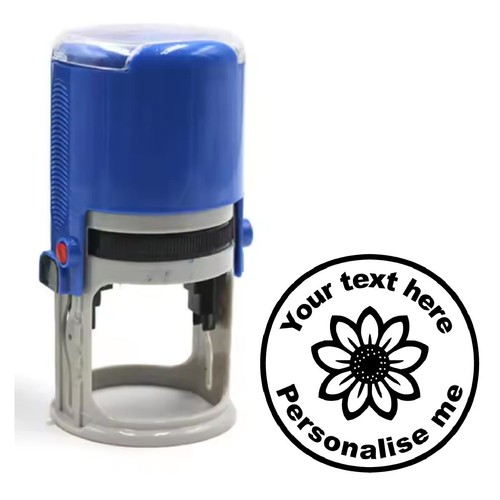 Personalised stamp flower - personalised,