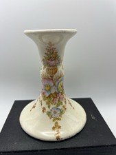 antique/vintage Devon ware hat pin stand /vanity/   ceramic Floral /