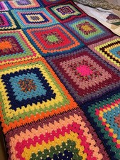 Handmade Granny square crochet