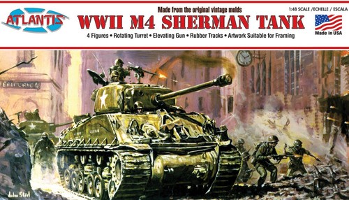Atlantis sherman tank - sherman, wwii
