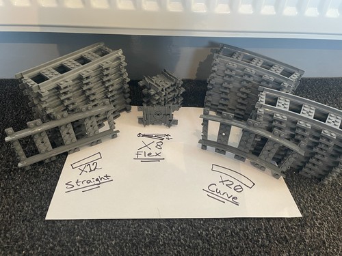 Lego train track x40 - track,,