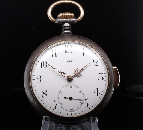 Antique volta 52mm gun metal - antique,