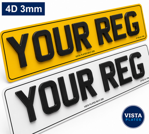 Number plates premium 3d - number,