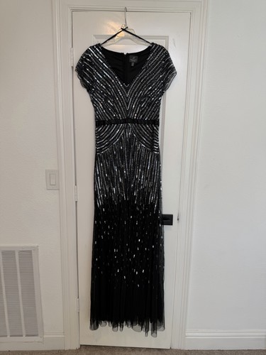 Adrianna papell black silver - papell,