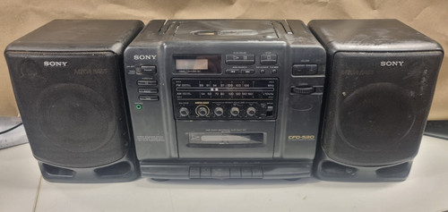 Sony cfd 520 radio casstte - cfd-520,