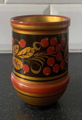 Vintage russian khokhloma folk - vintage,