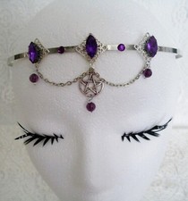 Purple pentacle wiccan pagan - pentacle,