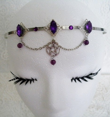 Purple pentacle wiccan pagan - purple,