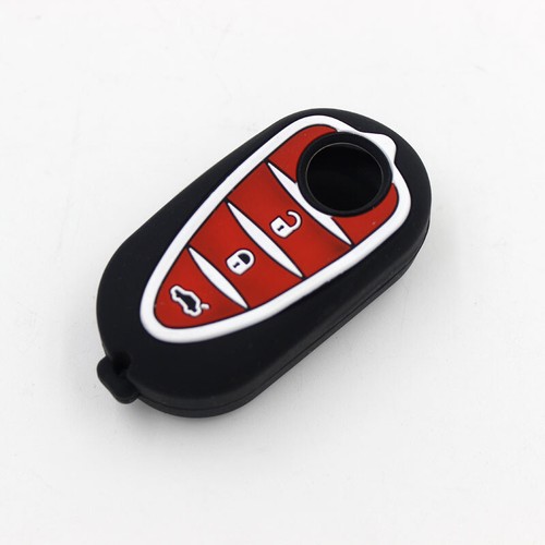 Black silicone flip fob - silicone, key