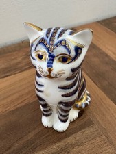 Royal Crown Derby Grey Kitten
