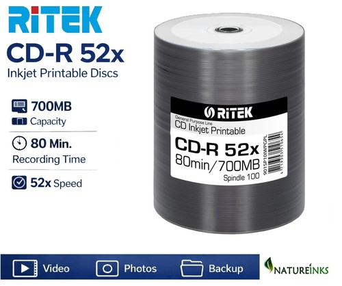 Ritek gpl inkjet printable - gpl,