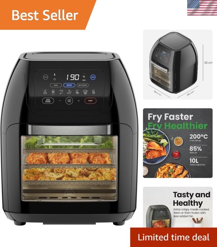 Versatile 10l air fryer - air, oven
