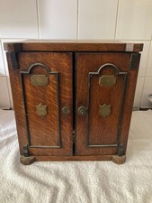 Antique Victorian Rosewood Smokers Cabinet Formed as BANKERS SAFE