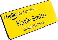Personalised Yellow Hello my
