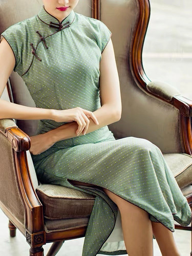 Women green silk - women’s,