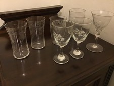 Selection Edwardian etched