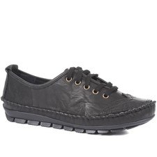 Pavers Leather Lace-Up