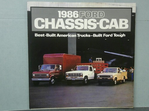 1986 ford chassis - chassis-cab, sales