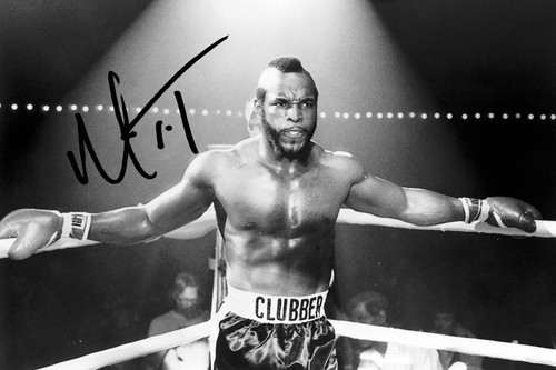Signed autograph photo - mr, t