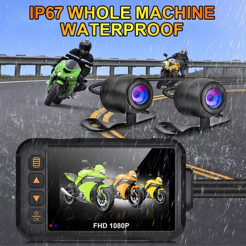 Motorcycle dash cam front - dash,