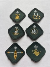 Six Scout Badges. Old Activity. 