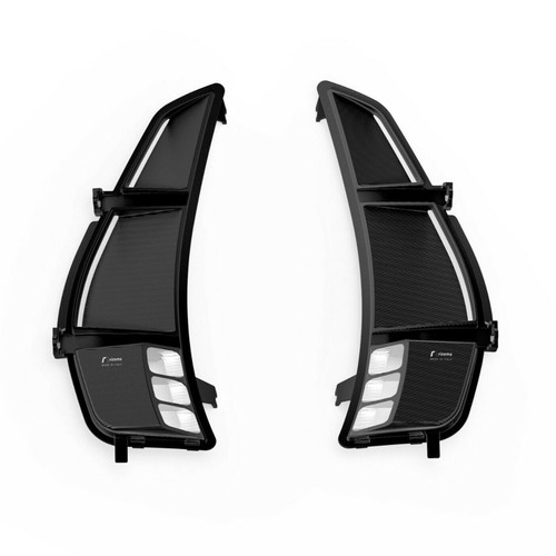 Black side ventilation grilles - black,