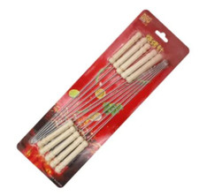 BBQ Skewers Metal Wooden