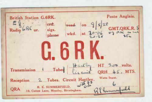 Vintage qsl radio - vintage,