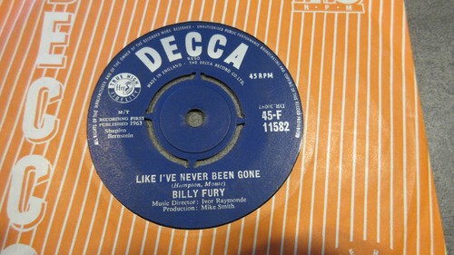 Billy fury like never - billy, i've