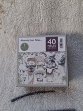 Wentworth Wooden 40 Piece Alpacly Ever After Jigsaw Puzzle