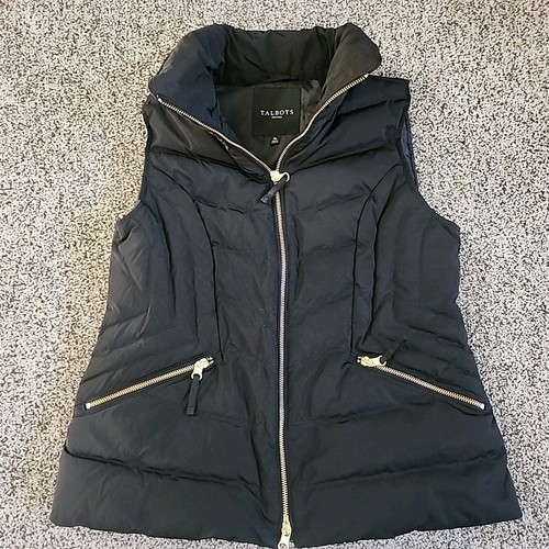 Talbots black quilted - talbots,