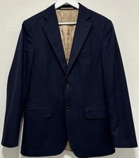 Vitale Barberis Canonico Men's Super 120’s Flannel Wool Jacket Size 38R *NEW*