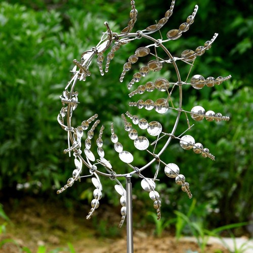 Yard ornament whirligig animal - ornament,
