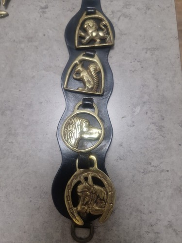 Horse brasses leather - 4,