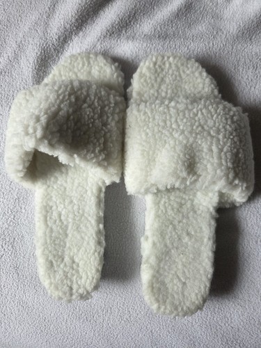 Ladies white fluffy - ladies,