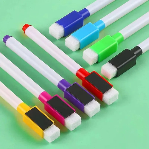 White board markers color - white,