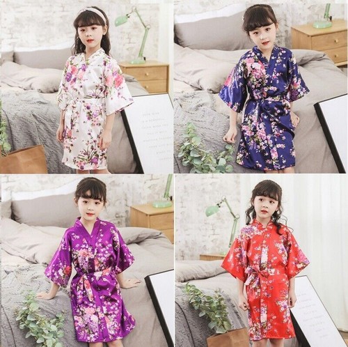 Silk satin flower girls dress - silk,