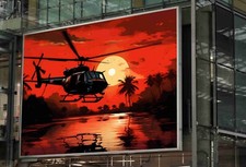 ARMY HELICOPTER WAR POSTER