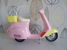 BARBIE MOPED PINK SCOOTER MOTOR CYCLE BIKE