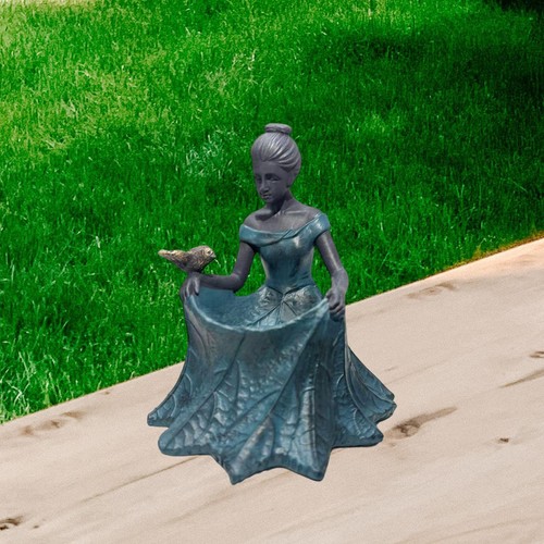 Angel curtsy bird feeder - curtsy,