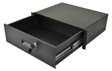 Drawer For 19” Racks 3U with Lock - Fits Standard 19" Rack Cases