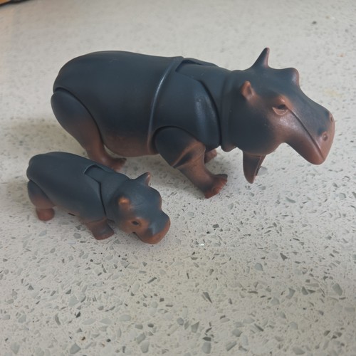 Playmobil animals hippo family - playmobil,