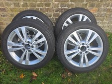 17" MERCEDES E CLASS W212 ALLOY WHEELS REFURBISHED A2124015602 GENUINE