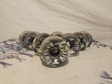 Airwave Roller Skate Wheels Grey White Swirl, 65mm/78A